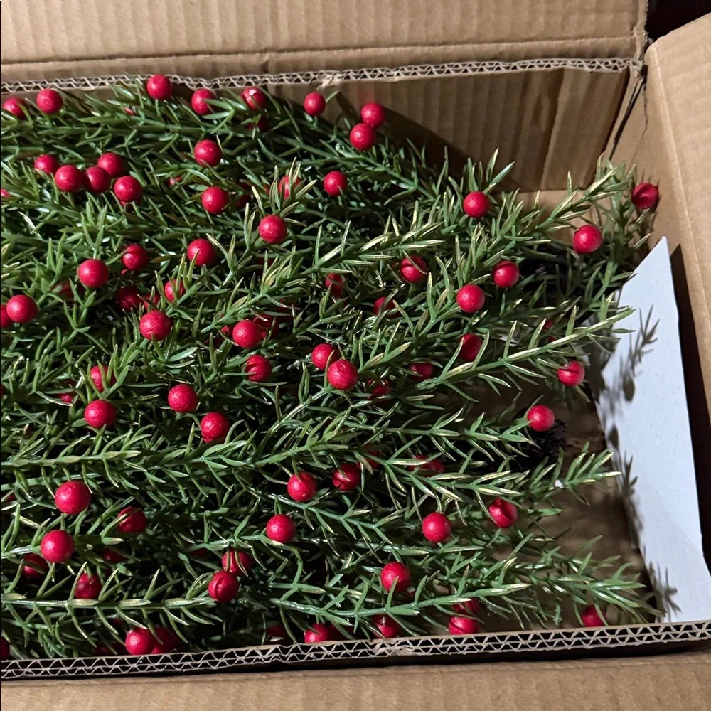 Grandin Road Hempstead Berry Garland 6ft. BNIB